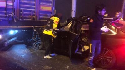 Kütahya’nın Tavşanlı ilçesine bağlı Bölücek kavşağında meydana gelen kaza, yoğun