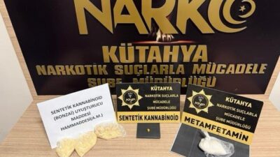 Son iki hafta içinde Kütahya İl Emniyet Müdürlüğü ekipleri tarafından