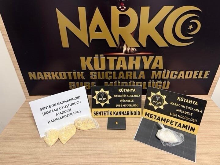 Son iki hafta içinde Kütahya İl Emniyet Müdürlüğü ekipleri tarafından