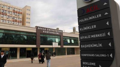 Dicle Üniversitesi Hastanesi’nde Genel Cerrahi Uzmanı Prof. Dr. B.V.Ü.’nün, bir