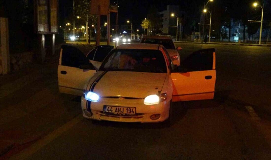 Malatya’da meydana gelen bir olayda, polis ekiplerinin “dur” ihtarına uymayan