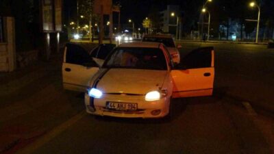 Malatya’da meydana gelen bir olayda, polis ekiplerinin “dur” ihtarına uymayan