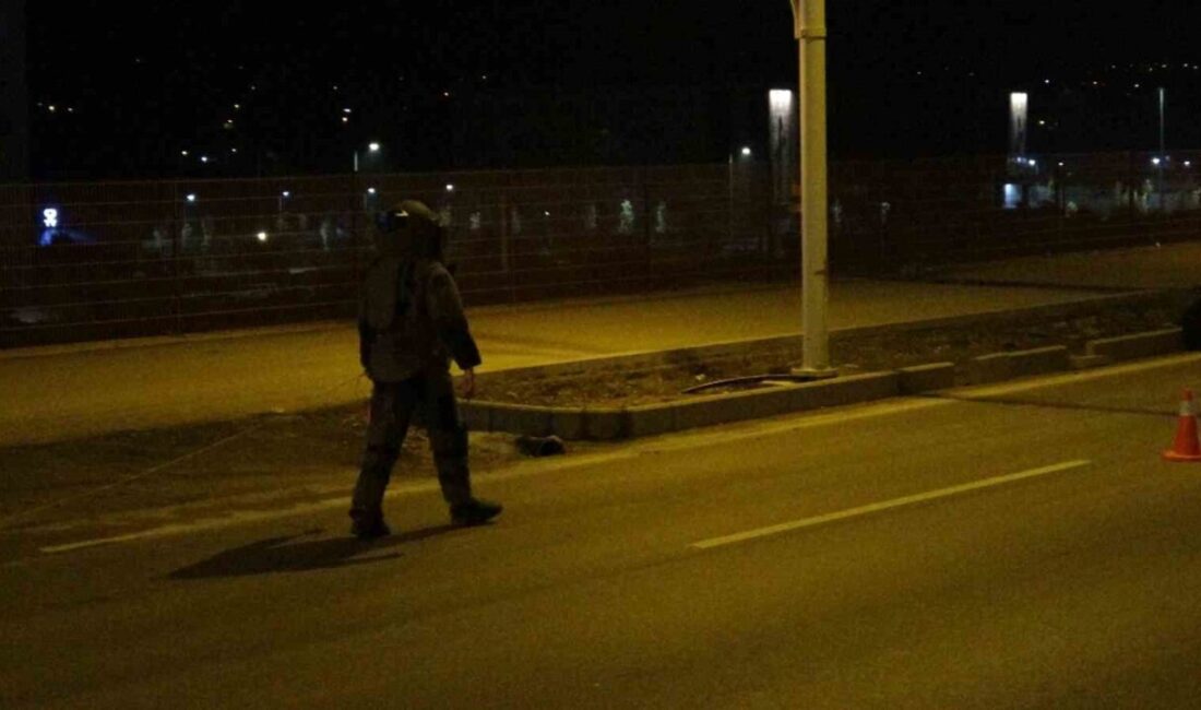 Malatya’da, Malatya-Elazığ karayolu Turgut Özal Tıp Merkezi kavşağı yakınlarında şüpheli