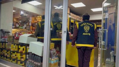 Malatya’da, yılbaşı tedbirleri kapsamında kaçak ve sahte alkol satışının engellenmesi