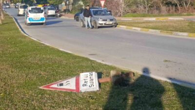 Manavgat ilçesinde meydana gelen trafik kazasında 1 kişi yaralandı. Kazanın