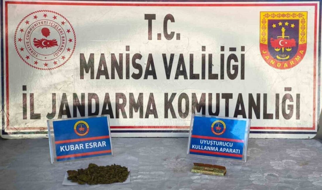 Manisa’nın Salihli ilçesinde jandarma ekipleri tarafından gerçekleştirilen bir operasyonda bir