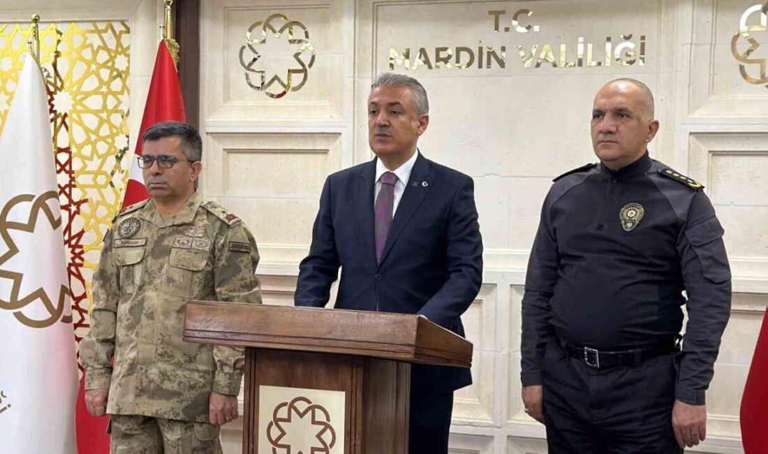 Mardin Valisi Tuncay Akkoyun başkanlığında düzenlenen asayiş ve güvenlik değerlendirme