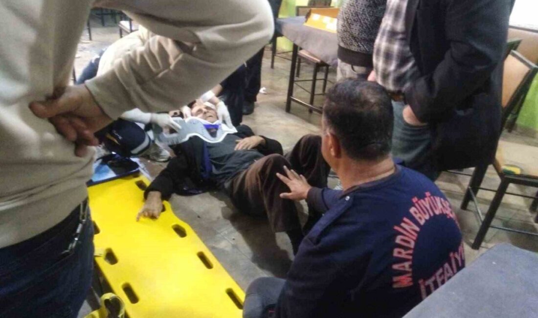 Mardin’in Nusaybin ilçesinde, bir kıraathanede tavanın çökmesi sonucu 2 kişinin