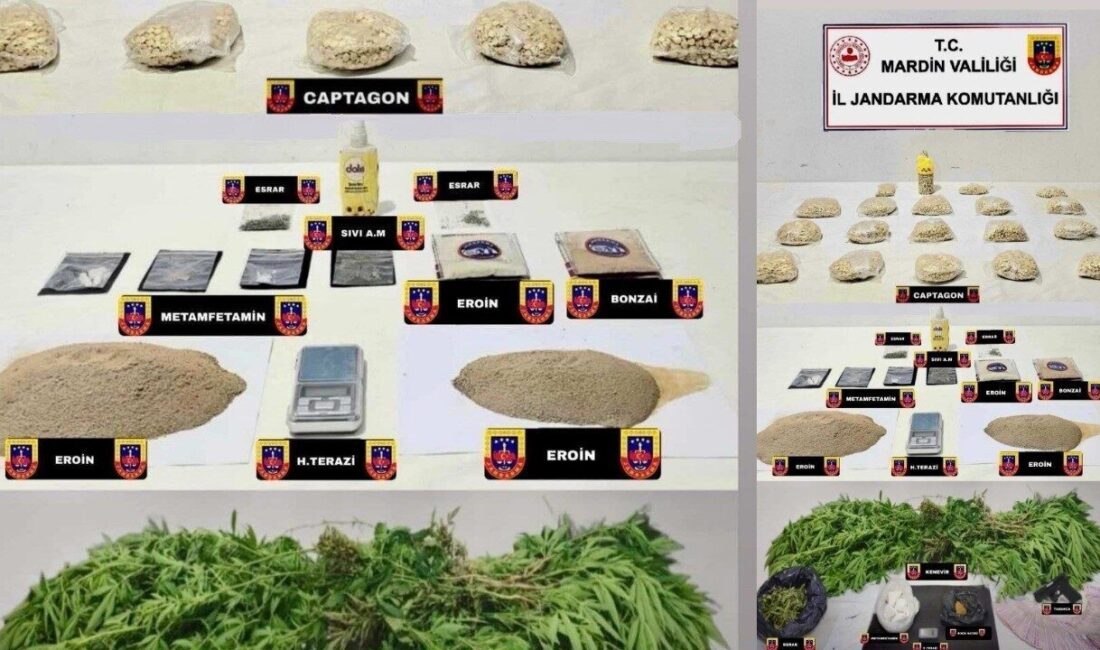Mardin il genelinde gerçekleştirilen operasyonlarda jandarma ekipleri tarafından 5 şüpheli