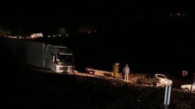 Mersin’in Anamur ve Antalya’nın Gazipaşa ilçeleri arasında şiddetli yağışlar sonucu
