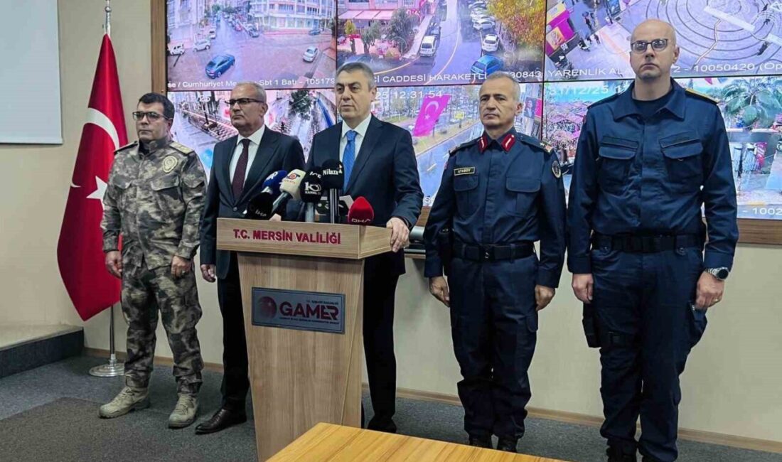 Mersin genelinde, yılbaşı gecesi ve devam eden günlerde vatandaşların güvenliğini