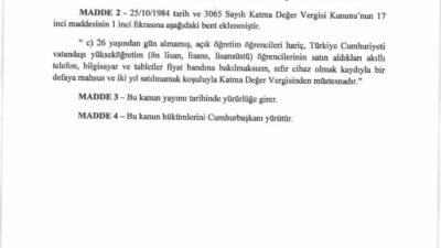 MHP Genel Başkan Yardımcısı İsmail Özdemir, TBMM’ye üniversite öğrencilerinin elektronik