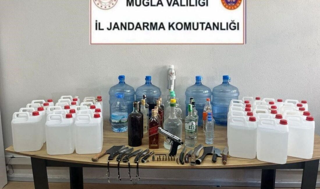 Milas ilçesinde Jandarma ekipleri tarafından gerçekleştirilen eş zamanlı operasyonda, büyük