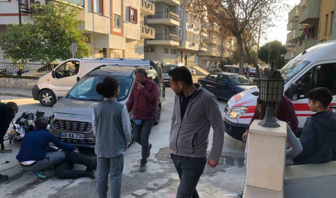Muğla’nın Milas ilçesinde meydana gelen trafik kazasında, ticari araç ile