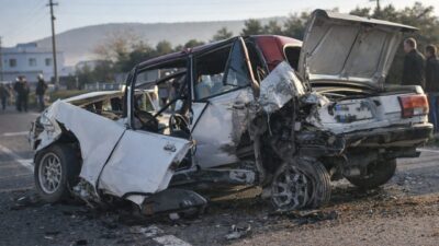 Muğla’nın Milas ilçesinde meydana gelen trafik kazasında, seyir halindeki bir