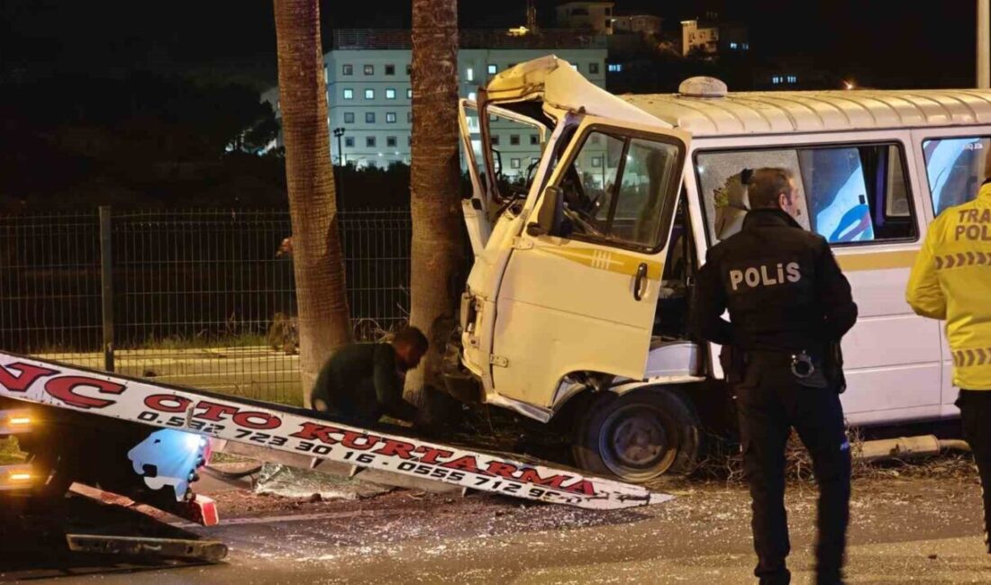 Gazipaşa ilçesinde meydana gelen trafik kazasında alkollü olduğu belirlenen sürücünün