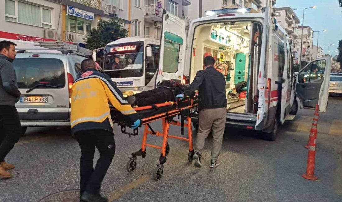 Aydın’ın Efeler ilçesinde bir otomobil ile bir motosikletin çarpışması sonucu