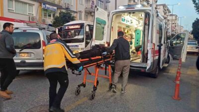 Aydın’ın Efeler ilçesinde bir otomobil ile bir motosikletin çarpışması sonucu