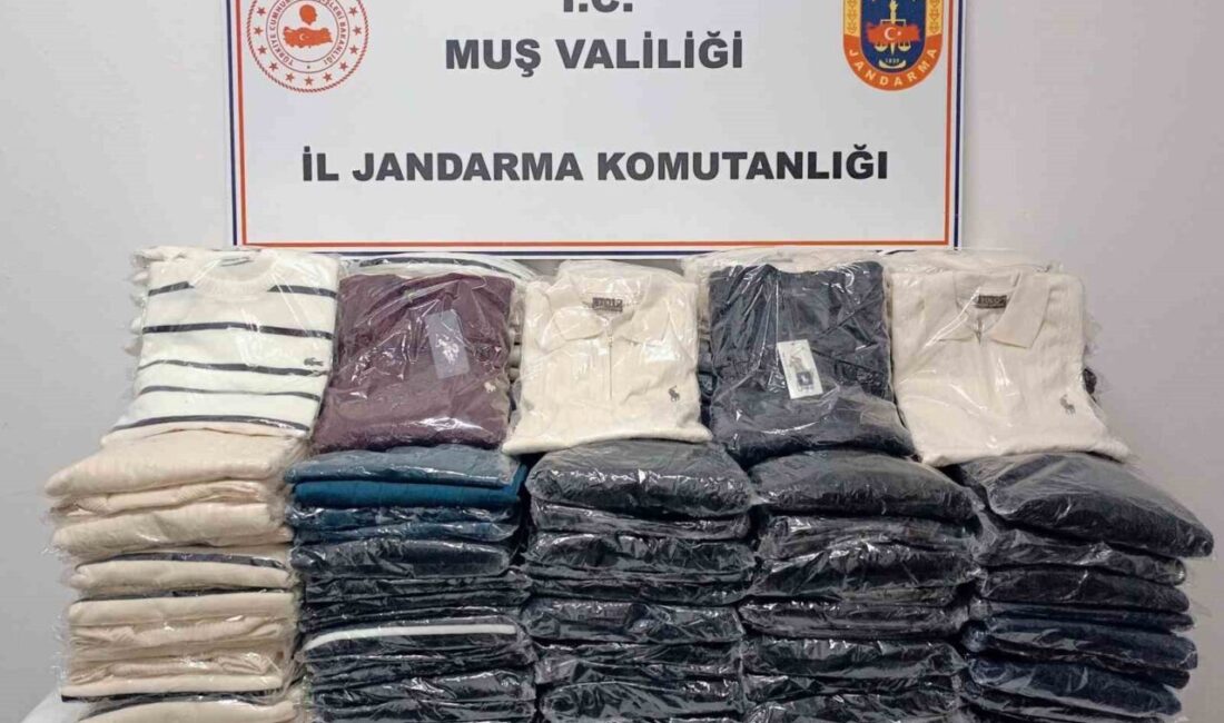Muş İl Jandarma Komutanlığı ekipleri, sahte ve taklit ürün ticareti