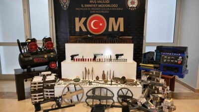 Muş’ta Emniyet Müdürlüğü Kaçakçılık ve Organize Suçlarla Mücadele Şube Müdürlüğü