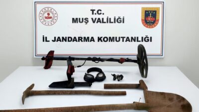 Muş’un Bulanık ilçesinde, sit alanında kaçak kazı yapan 3 kişi
