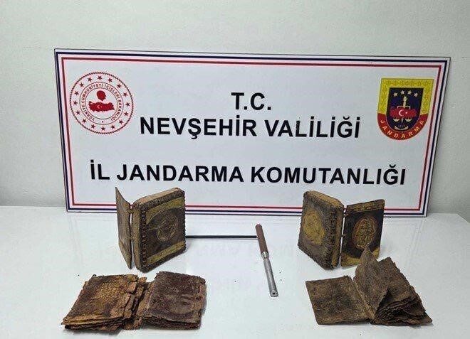Nevşehir’de jandarma ekipleri tarafından gerçekleştirilen operasyonda, tarihi öneme sahip olduğu