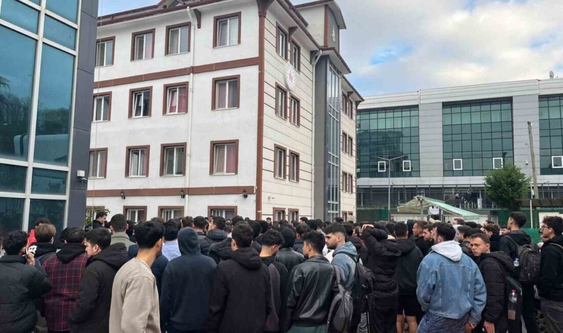 Sinop’ta bir erkek öğrenci yurdunda meydana gelen kısa süreli paniğin