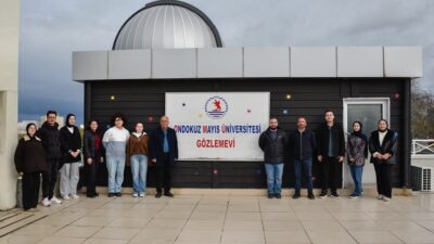 OMÜ’de gerçekleştirilen beş günlük yoğun eğitim etkinliği başarıyla tamamlandı. “Astronomi