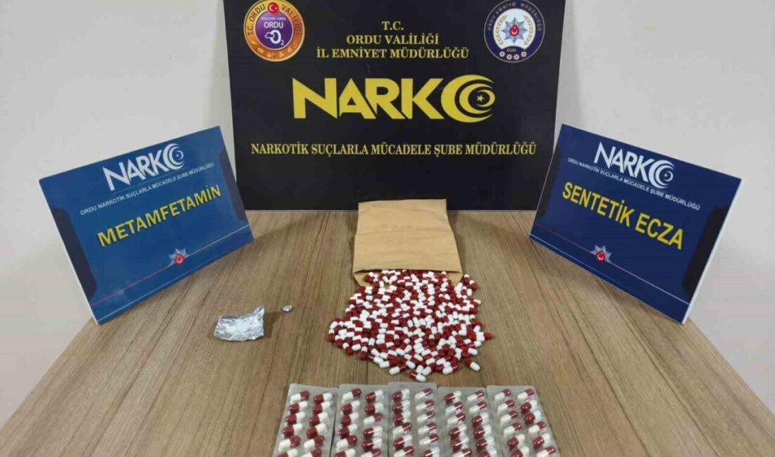 Ordu ilinde polis ekipleri tarafından gerçekleştirilen uyuşturucu operasyonlarında bir kişi