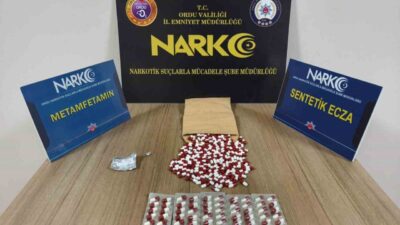 Ordu ilinde polis ekipleri tarafından gerçekleştirilen uyuşturucu operasyonlarında bir kişi