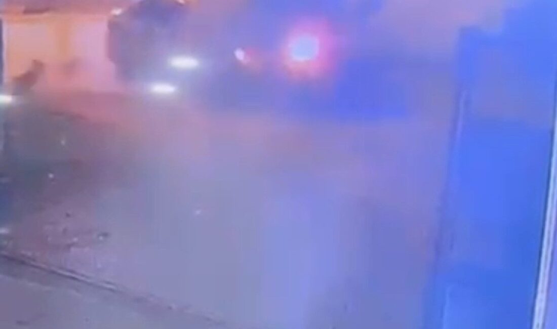 Osmaniye’de meydana gelen korkunç trafik kazasına ait güvenlik kamerası görüntüleri