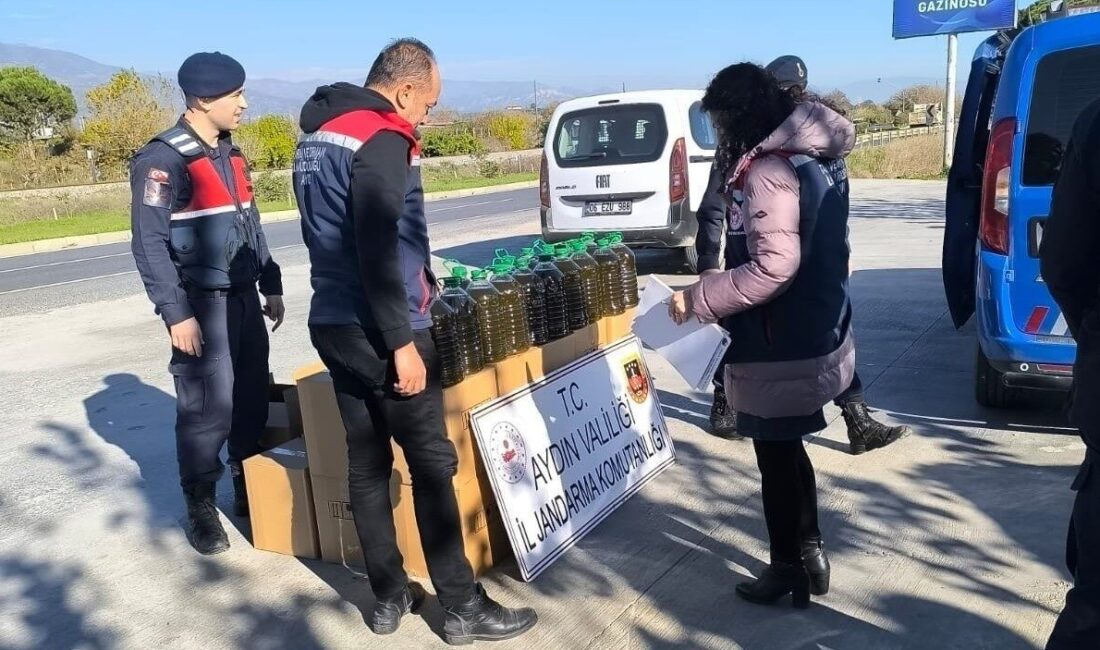 Köşk ilçesinde jandarmanın yol kontrolü sırasında bir otobüsün bagajında 25