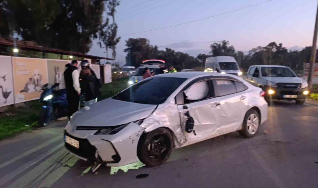 Manavgat ilçesinde meydana gelen trafik kazasında, bir kişi yaralandı. Olay,