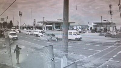 Manisa’nın Salihli ilçesinde meydana gelen bir trafik kazasında elektrikli bisiklet