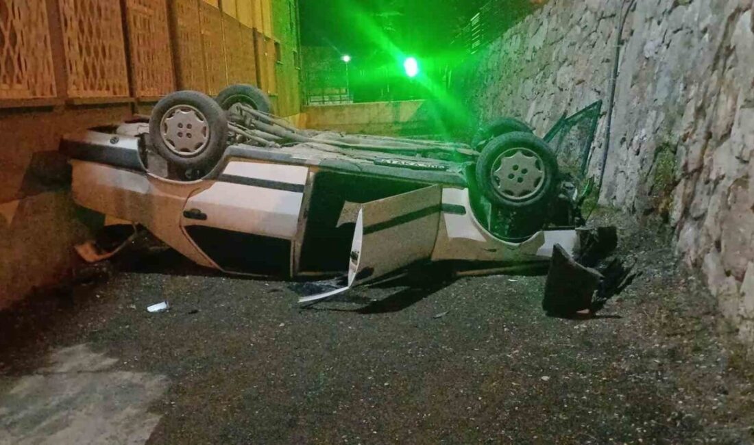 Çorum’da bir otomobil, Bahçelievler Mahallesi Karşıyaka 3. Sokak’ta bulunan bir