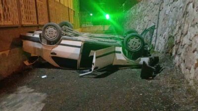 Çorum’da bir otomobil, Bahçelievler Mahallesi Karşıyaka 3. Sokak’ta bulunan bir