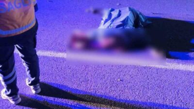 Adıyaman ilinde, yolun karşısına geçmeye çalışan bir kadına bir otomobilin