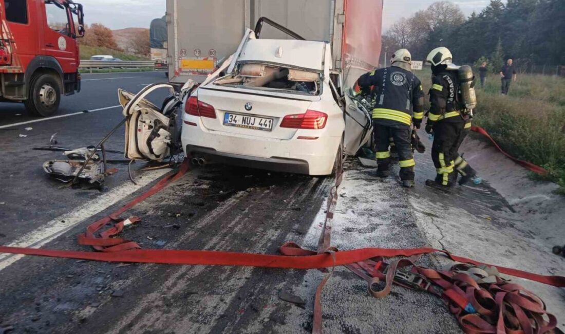 Kuzey Marmara Otoyolu’nda Gebze geçişinde meydana gelen trafik kazasında, 18