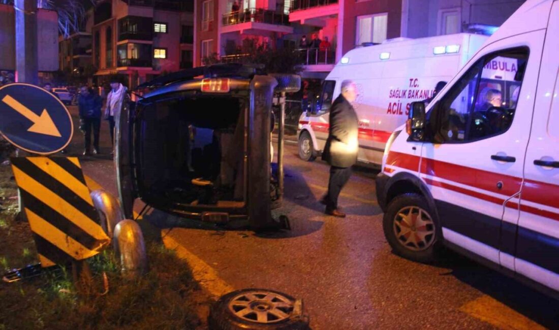 Aydın’ın Efeler ilçesinde bugün akşam saatlerinde meydana gelen trafik kazasında