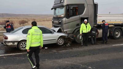 Nevşehir’de meydana gelen trafik kazasında, bir kişi hayatını kaybederken biri
