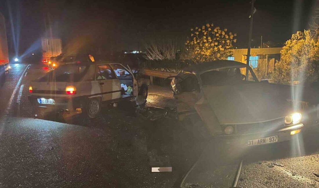 Kadirli ilçesinde meydana gelen trafik kazasında 1 kişi öldü ve