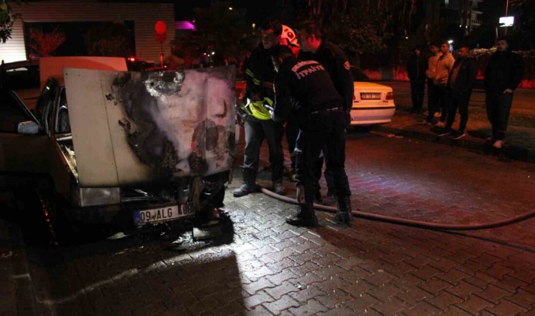 Aydın’ın Efeler ilçesindeki Cumhuriyet Mahallesi 1997 Sokak’ta, park halindeki bir