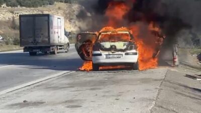 Pozantı ilçesinde Adana-Tarsus otoyolunda meydana gelen bir olayda, Peugeot marka
