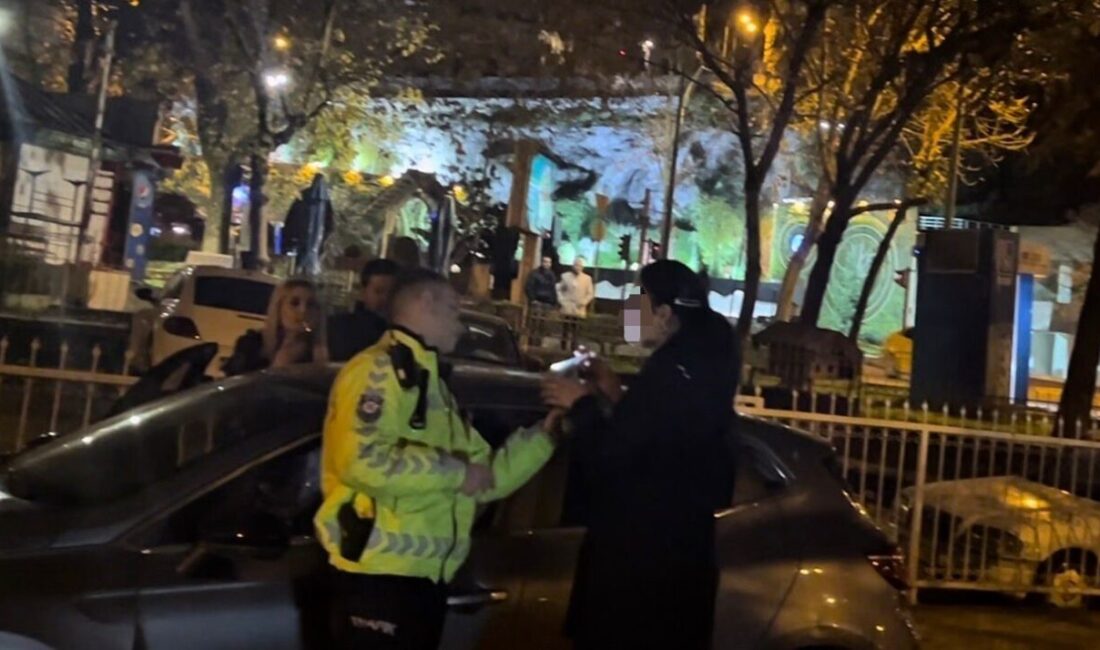 Bursa’da bir trafik uygulamasında 1.96 promil alkollü çıkan bir kadın