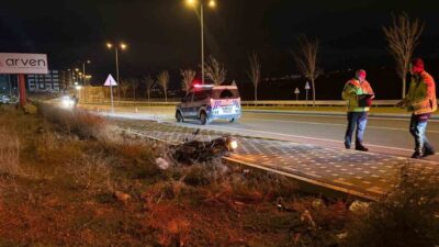 Talas ilçesinde polis ekipleri tarafından dur ihtarına uymayan motosiklet sürücüsü,