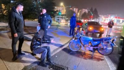 Aksaray ilinde bir polis ekibinin ‘dur’ ihtarına uymayan bir sürücü,