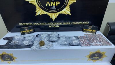 Aydın’ın Efeler ilçesinde gerçekleştirilen polis operasyonunda yakalanan bir şüpheli tutuklanarak