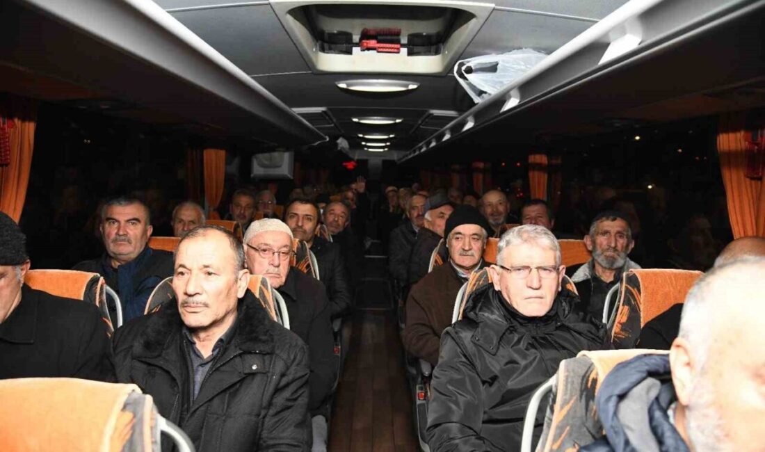 Pursaklar Belediyesi, 50 yaş üstü vatandaşlardan oluşan ilk kafileyi Konya’ya