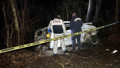 Karabük’ün Safranbolu ilçesinde meydana gelen trafik kazasında, kontrolden çıkan bir