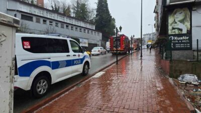 Zonguldak’ın Ereğli ilçesinde, 2 No’lu Sağlık Ocağı’nın deposunda meydana gelen